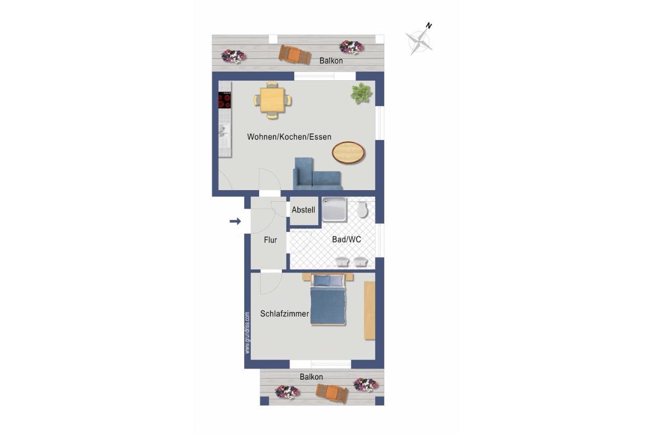 Villa Kaja Wohnung Ostseestrand コルスヴァント エクステリア 写真